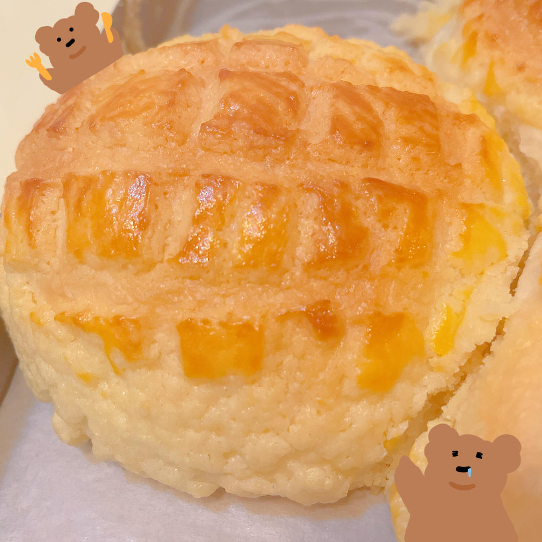 水合法一发酥皮菠萝包