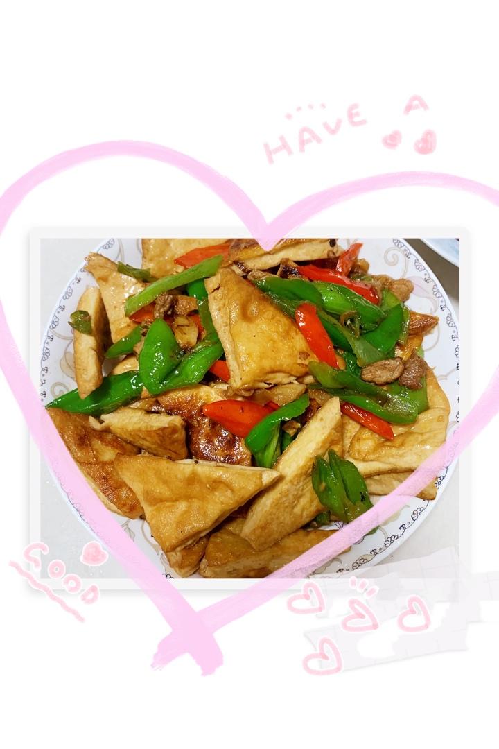 焖煎豆腐