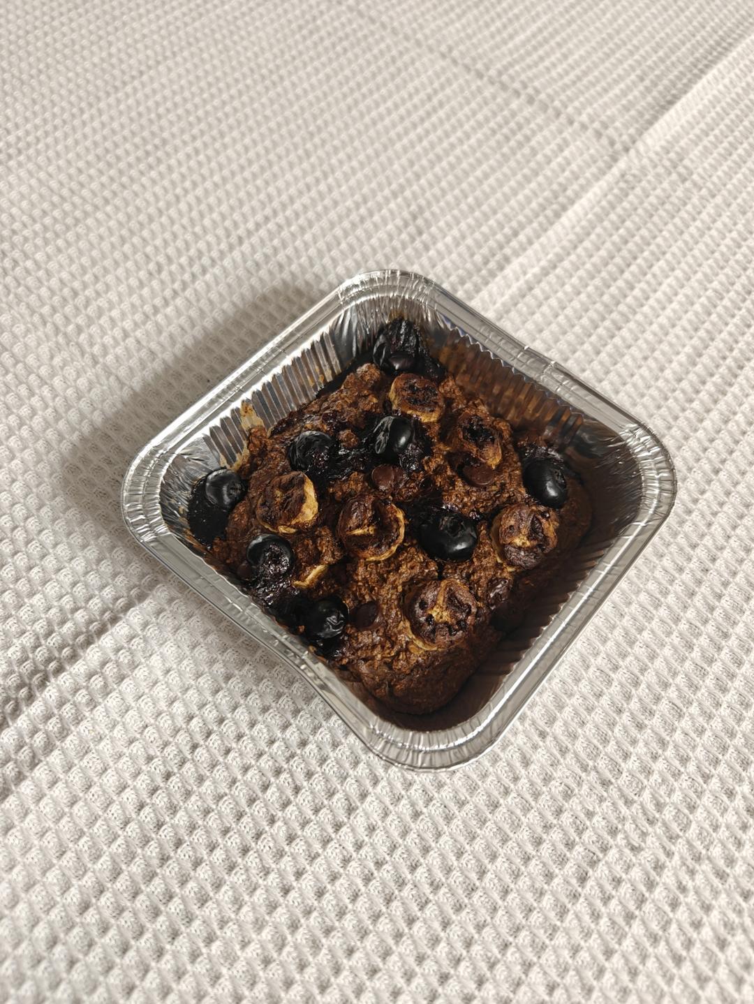 帕梅拉减脂❗️甜品🍰可可燕麦黑巧香蕉磅蛋糕
