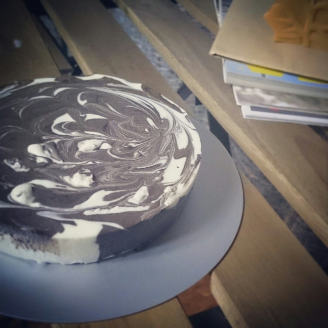 摩卡大理石冻芝士蛋糕