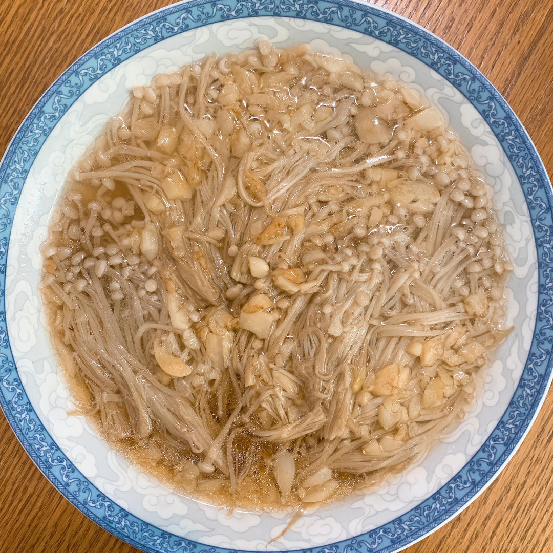 蒜蓉蒸金针菇