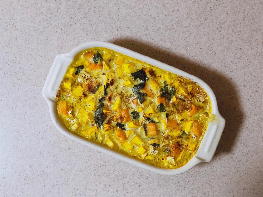 泰式香椰芋头南瓜咖喱慢烤鸡【北鼎烤箱食谱】