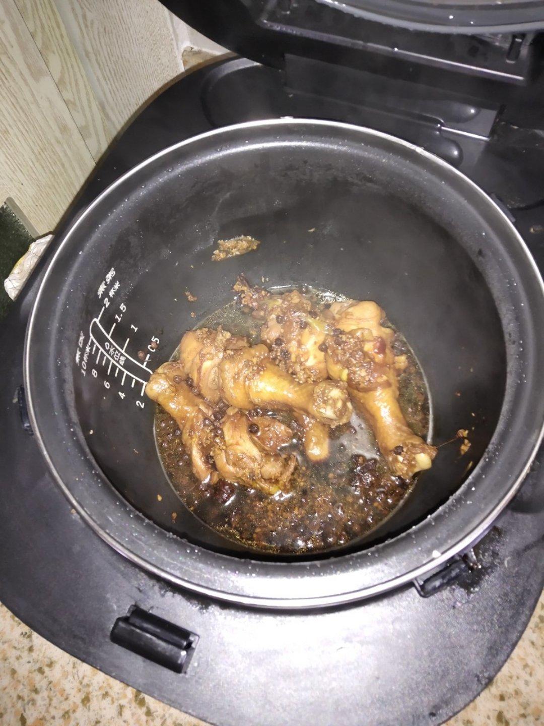 电饭锅蒜香鸡腿