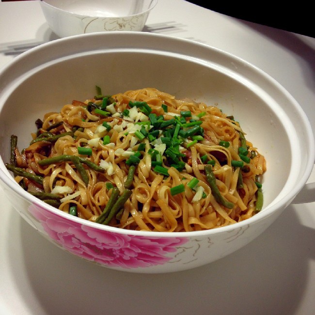 豆角焖面