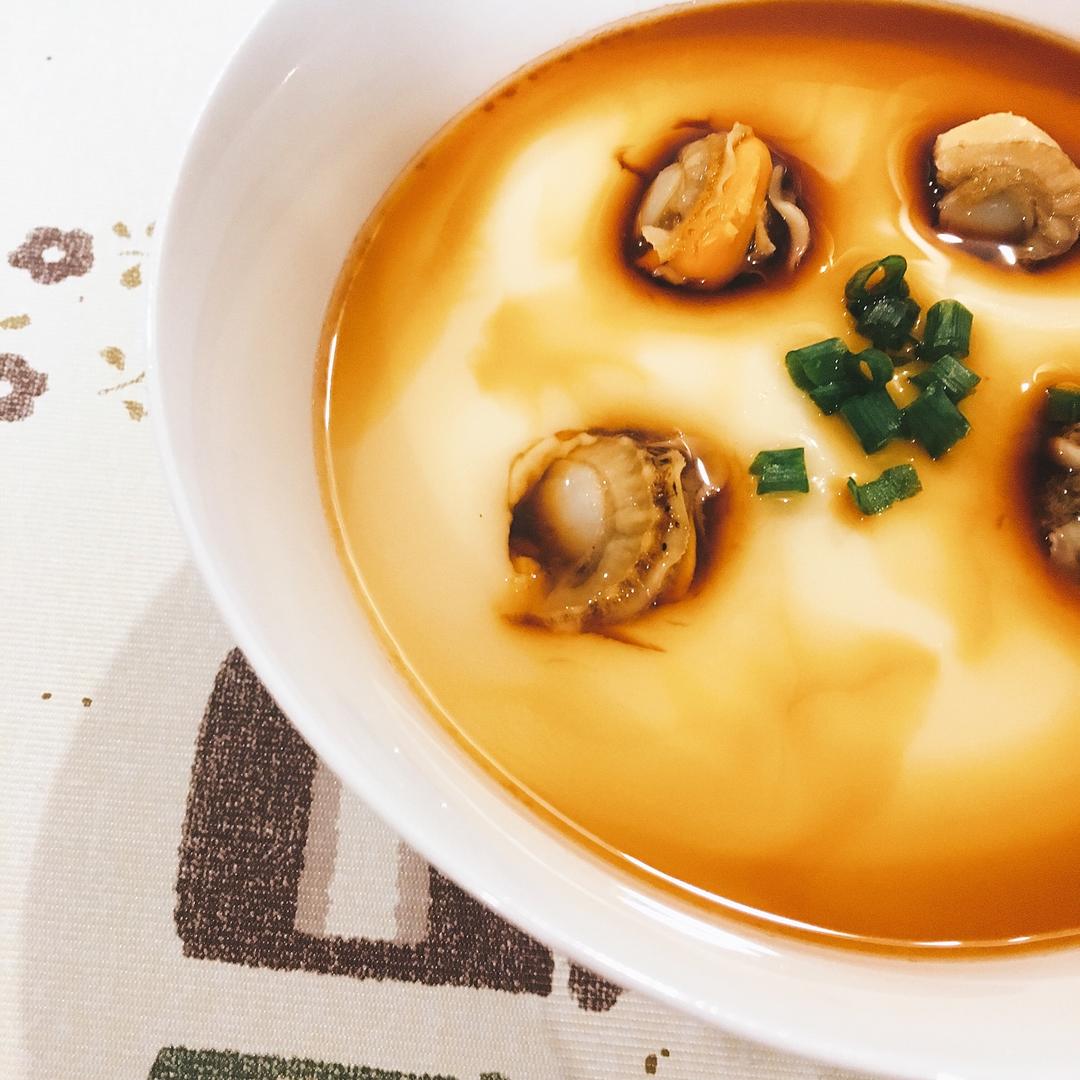 sibyllaaaa做的扇贝海鲜蒸蛋