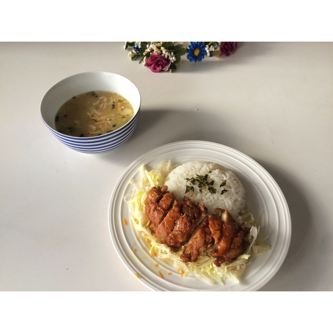 照烧鸡腿饭