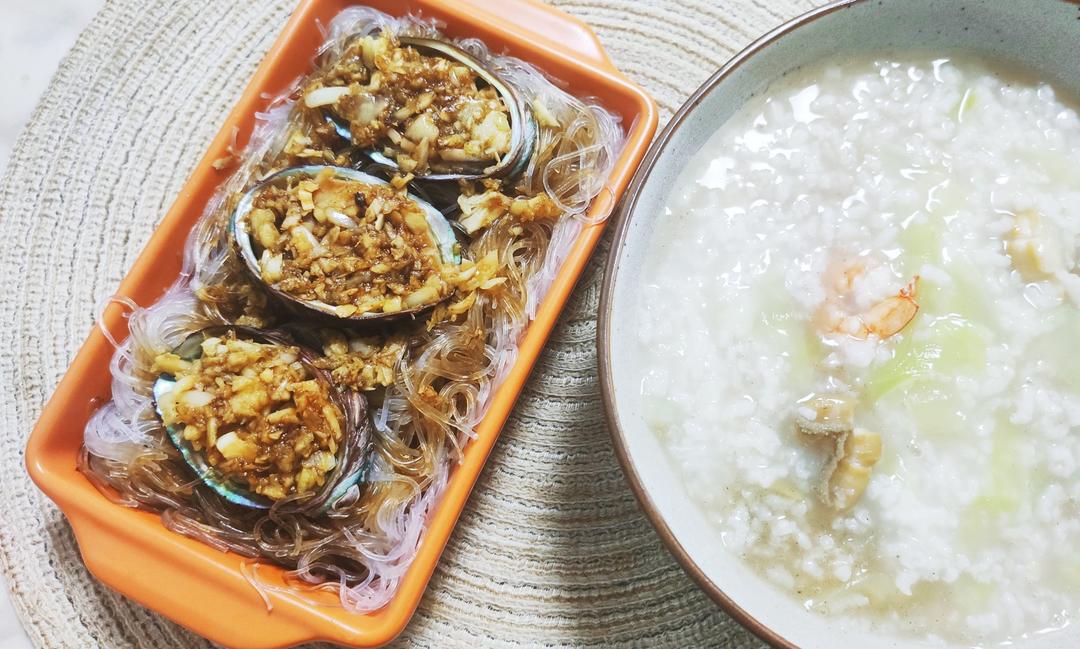 蒜蓉粉丝蒸鲍鱼