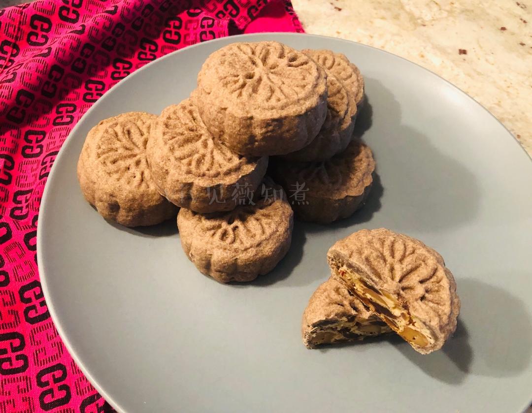 微甜奶酪果仁月饼-无需转化糖浆