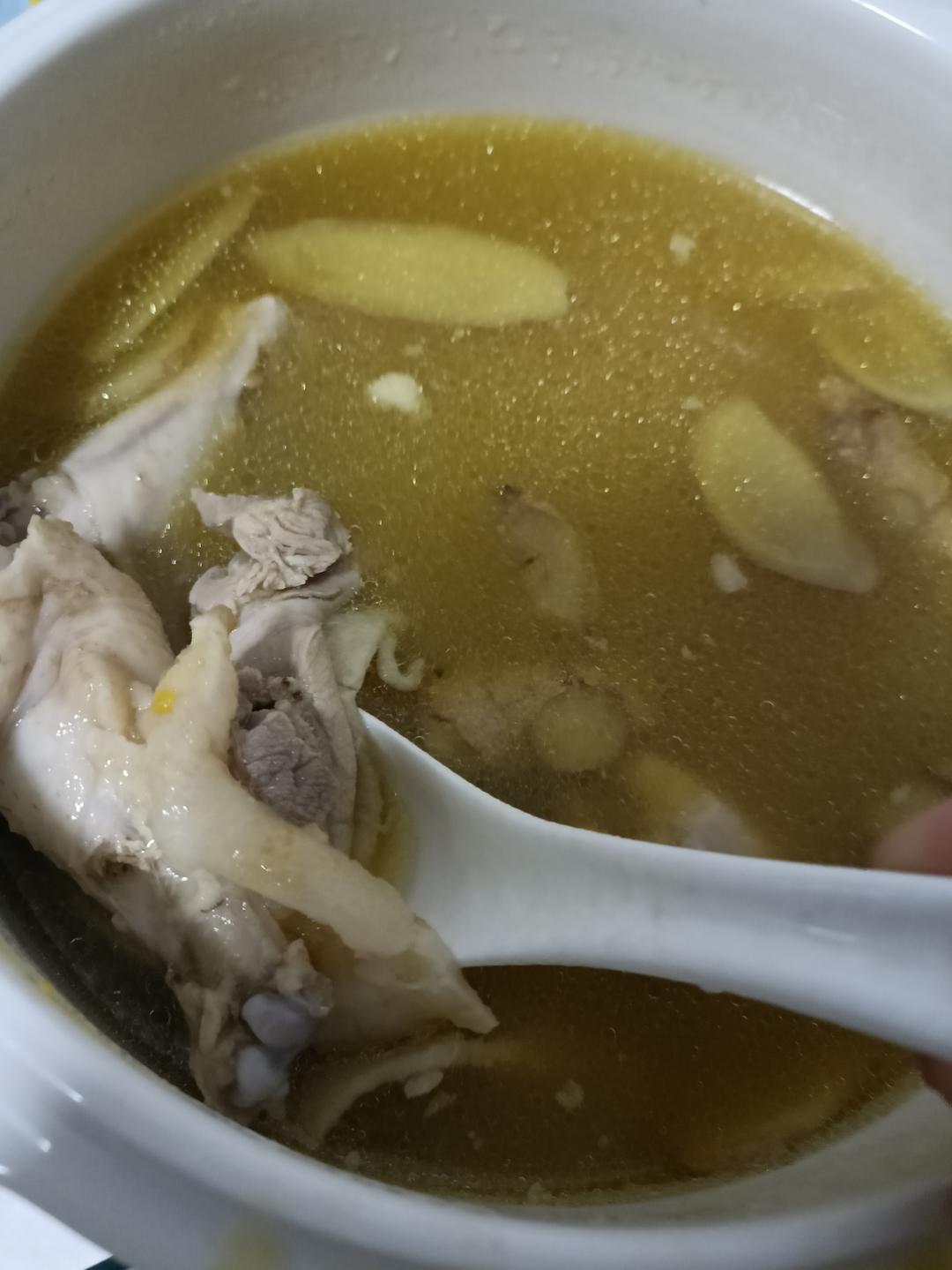 金汤花胶炖鸡煲