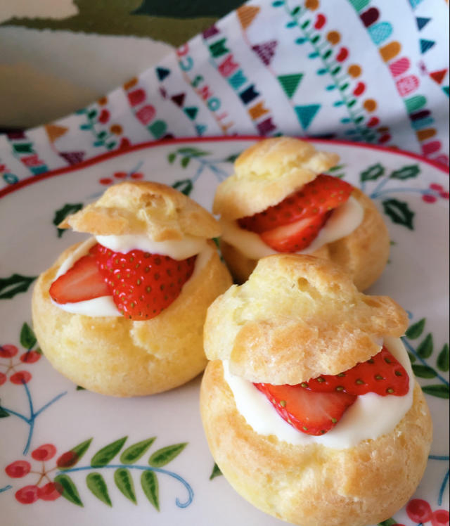 卡仕达奶油泡芙