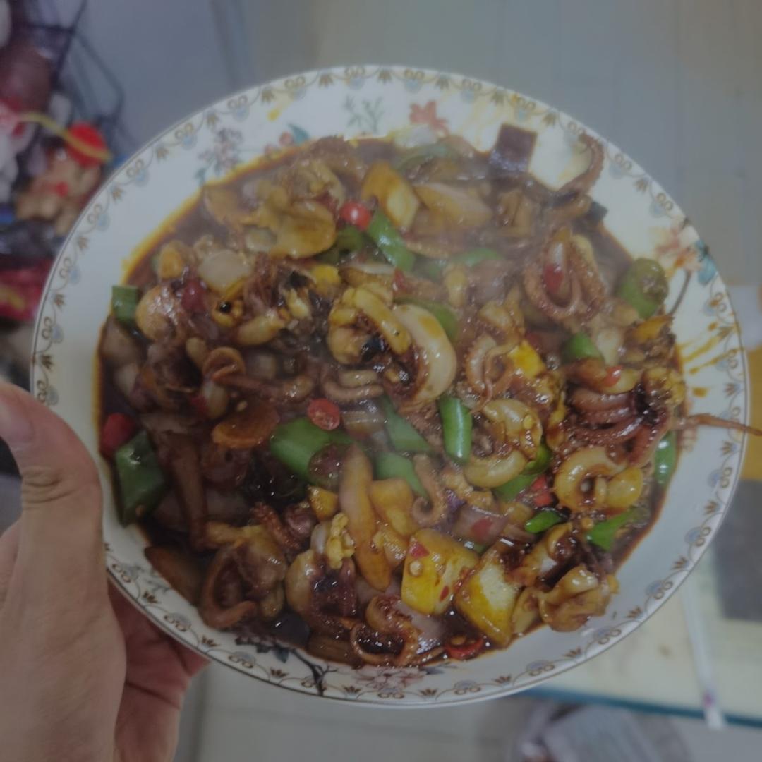 爆炒香辣鱿鱼