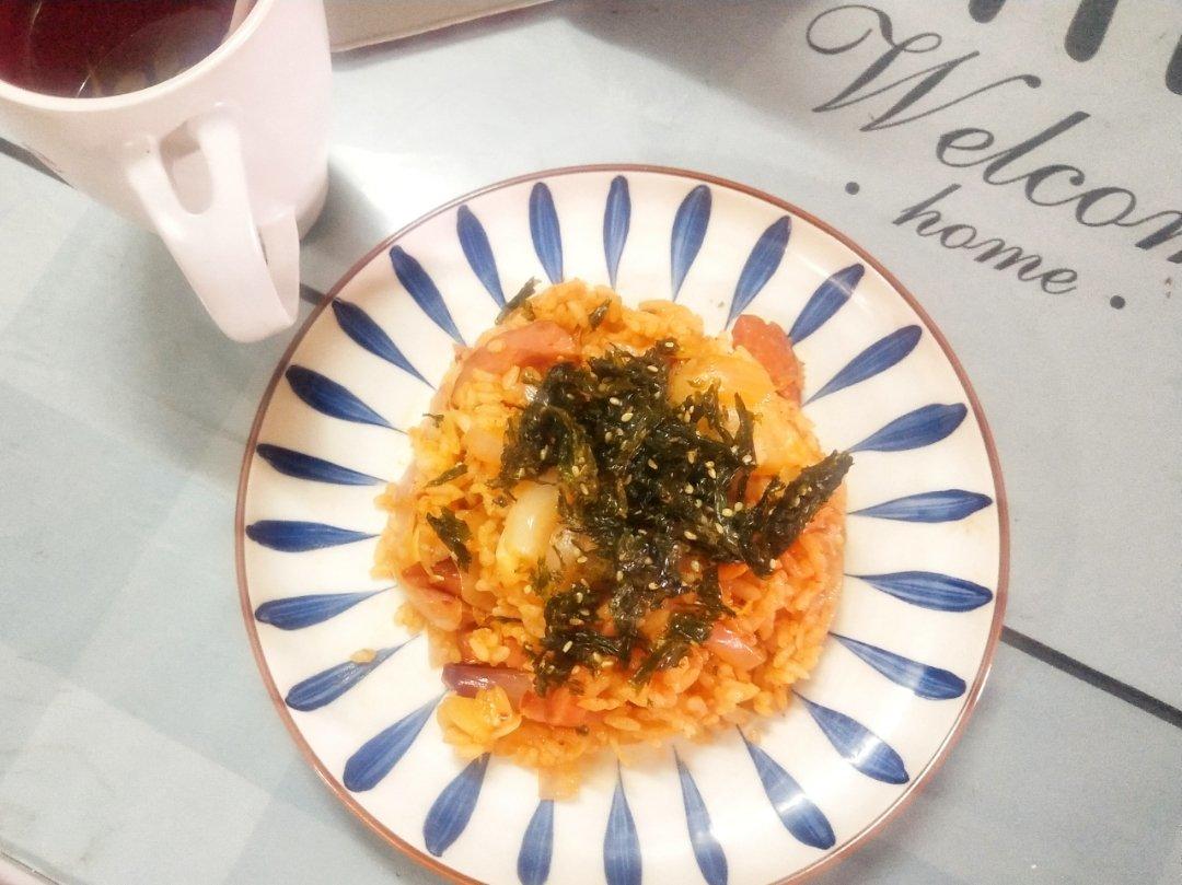 独家超简单 韩式泡菜炒饭