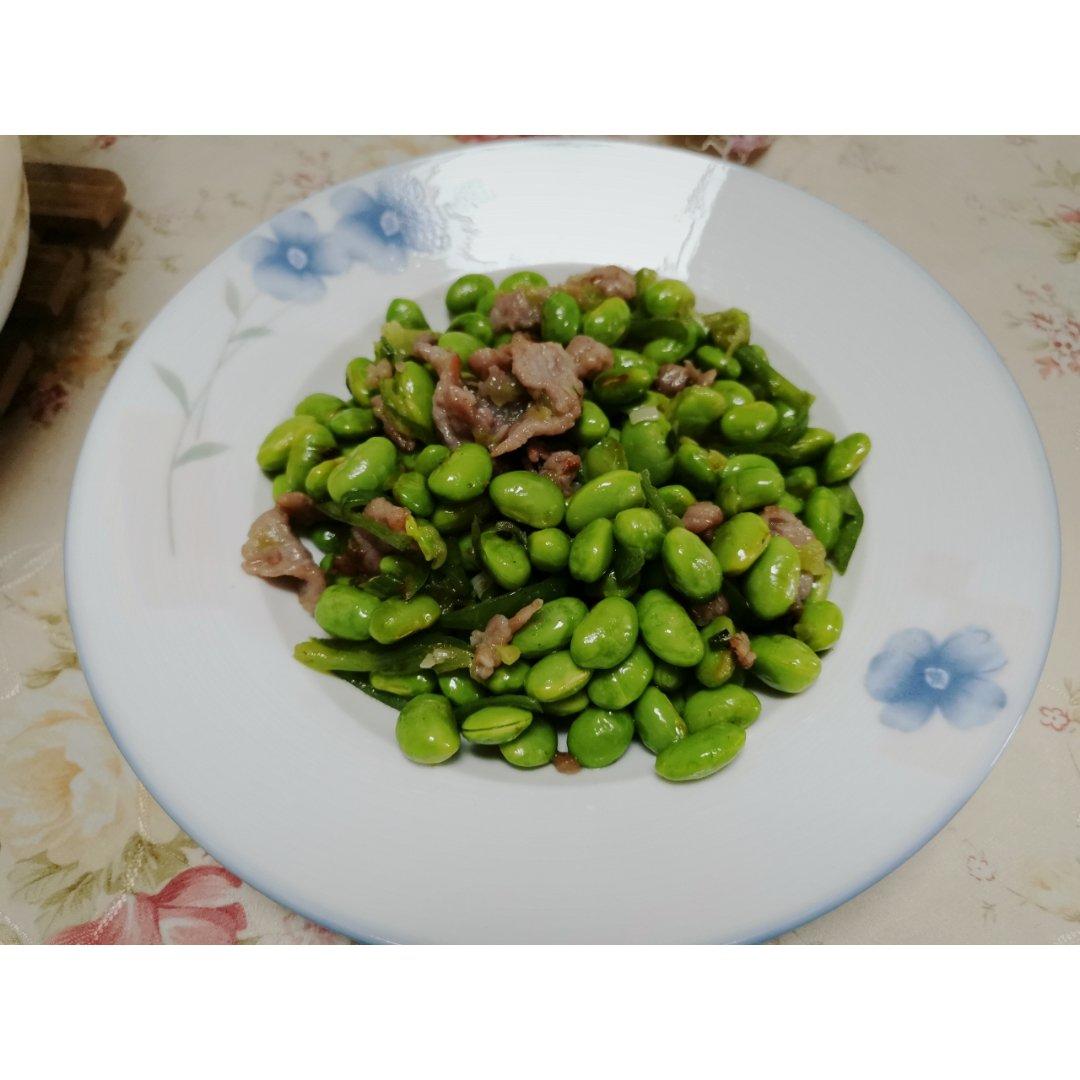 剁椒肉末毛豆（下饭快手菜！）