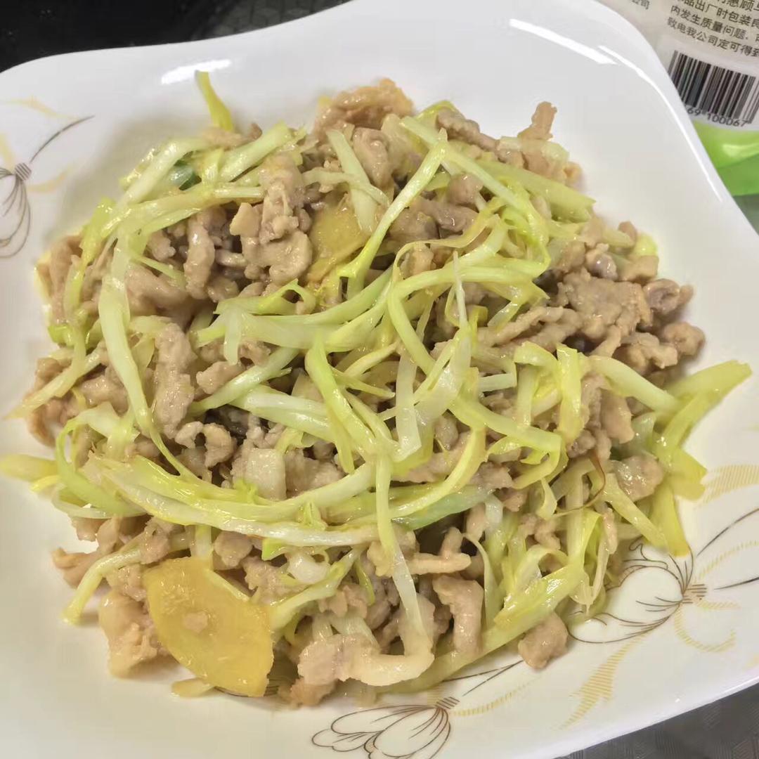 韭黄炒肉丝