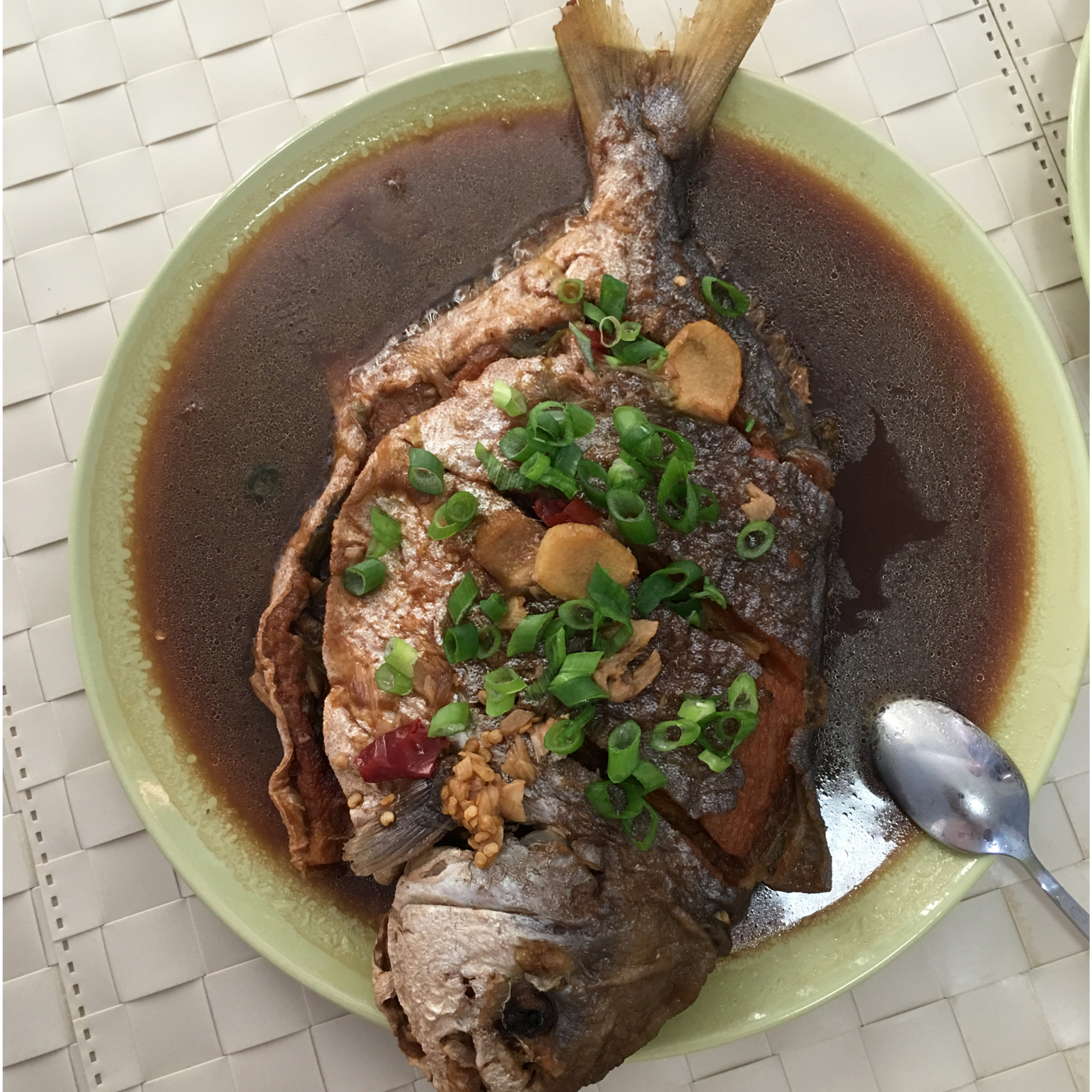 家常红烧鲳鱼
