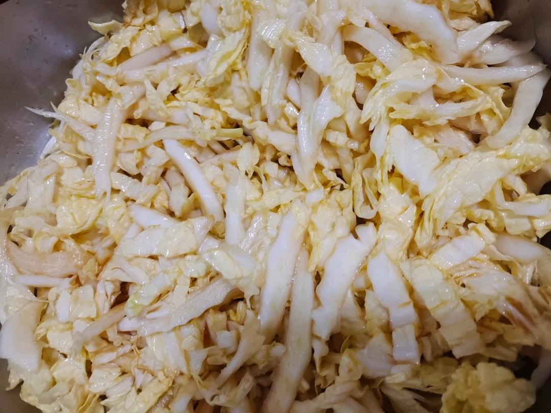 凉拌白菜芯——冬天的小凉菜