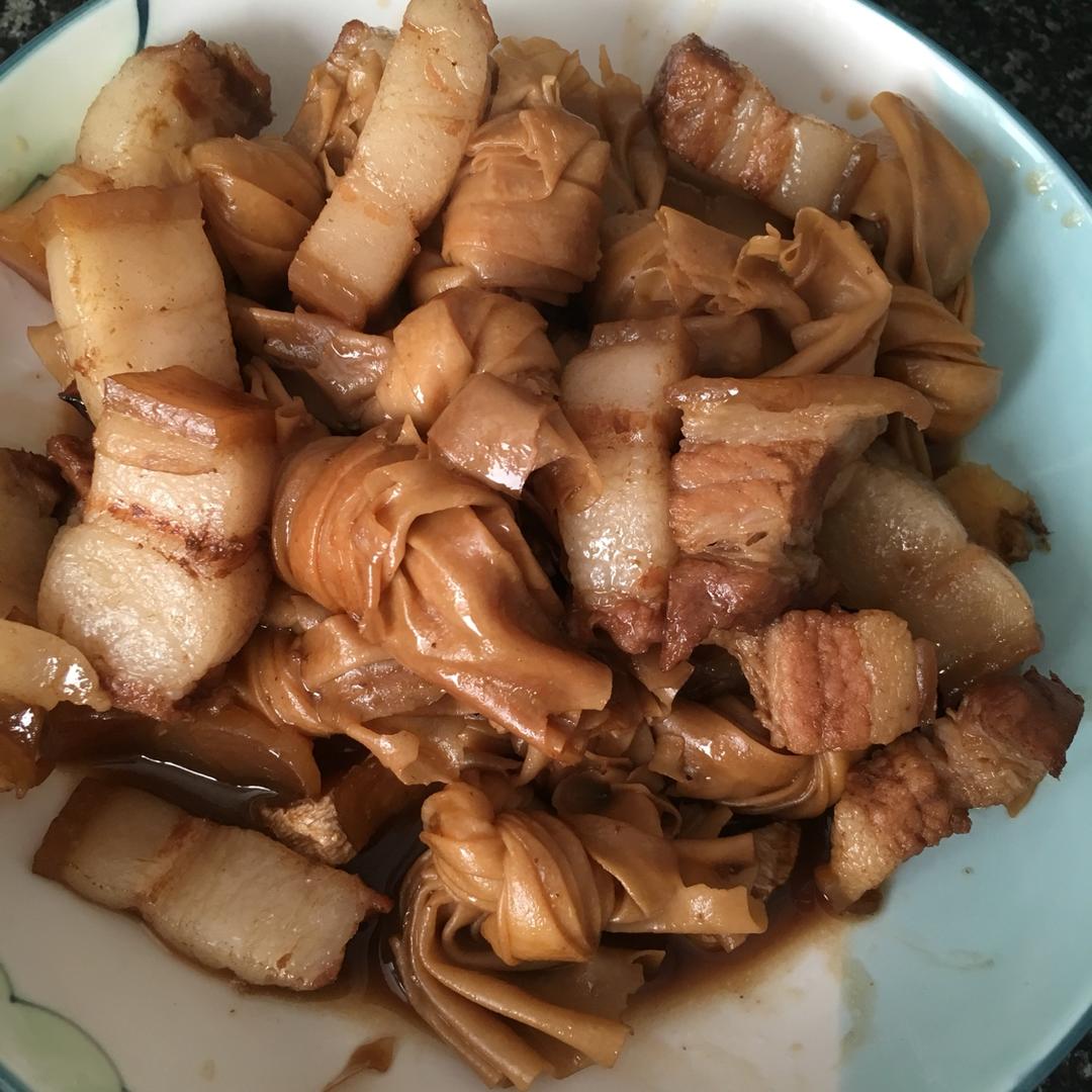 百叶结烧肉