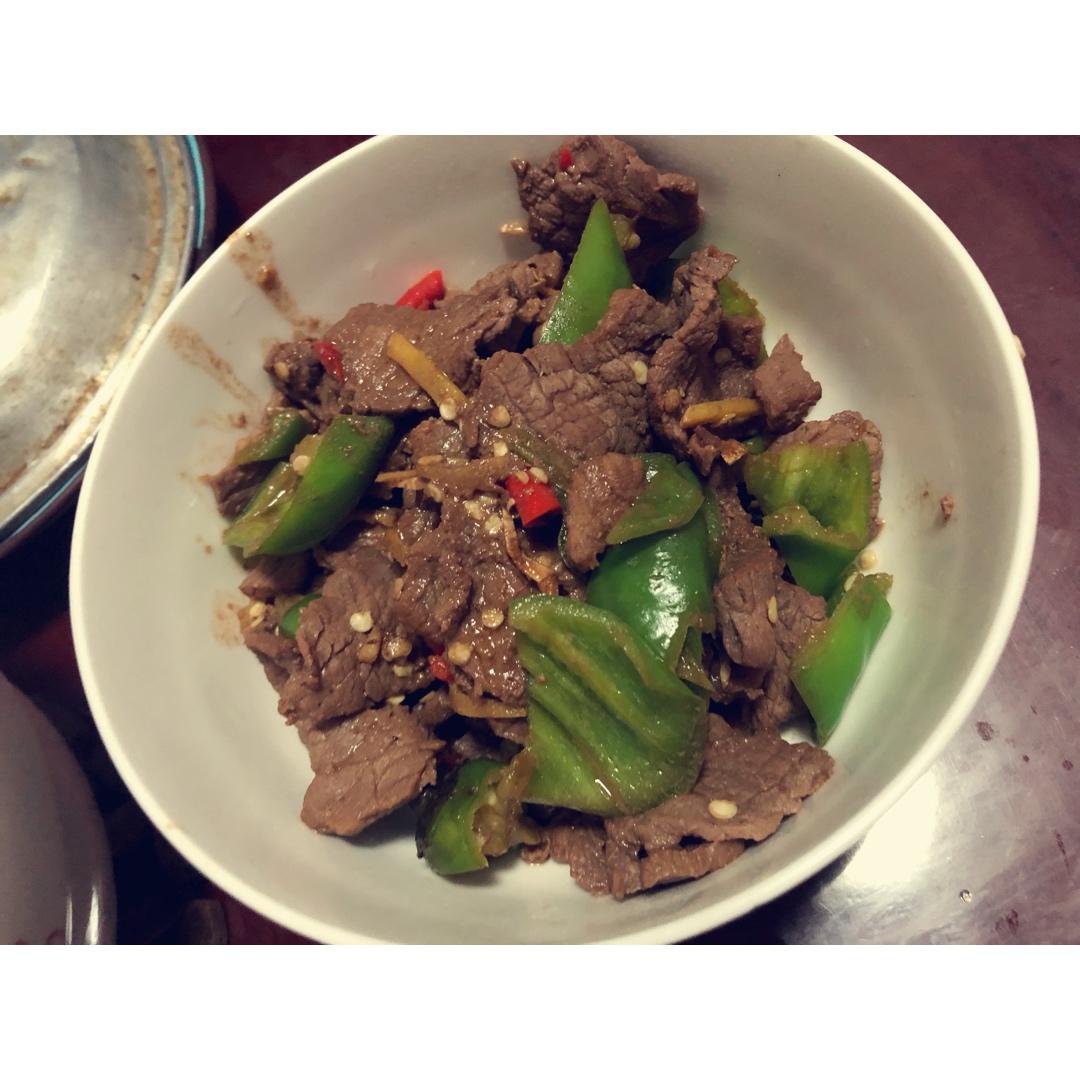 青椒炒牛肉