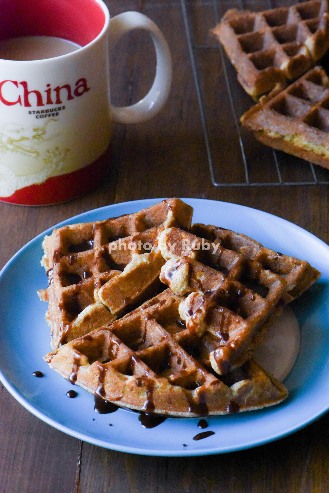 健康低脂的隔夜燕麦华夫饼（Overnight Oatmeal Waffles）