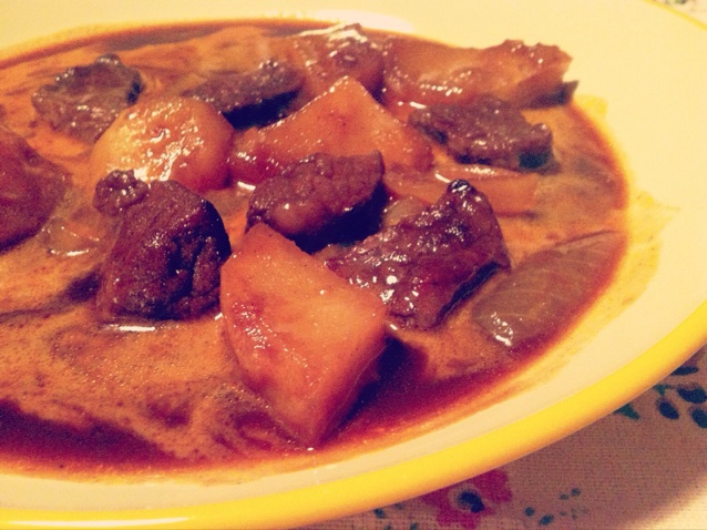 红酒烩牛肉