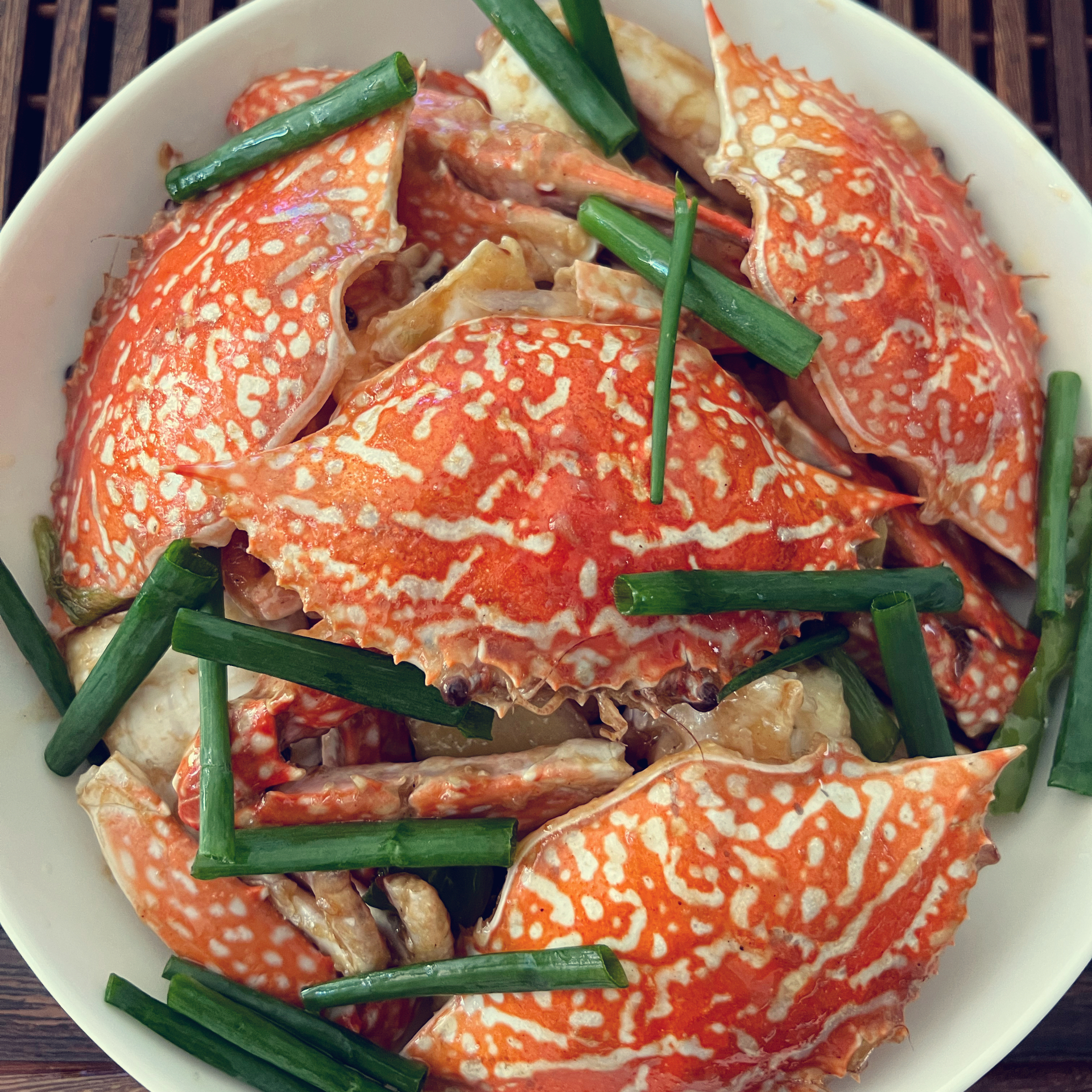 葱姜炒蟹