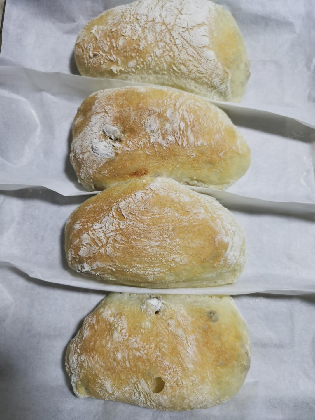 家庭版免揉～恰巴塔🥖｜一次成功超好吃