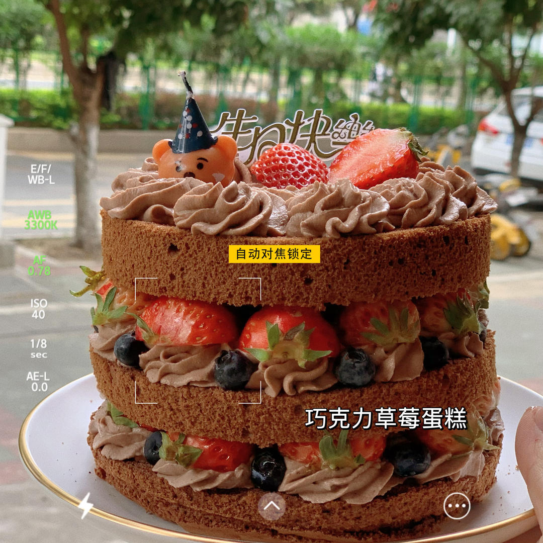 巧克力戚风蛋糕6寸(基础易成功版)