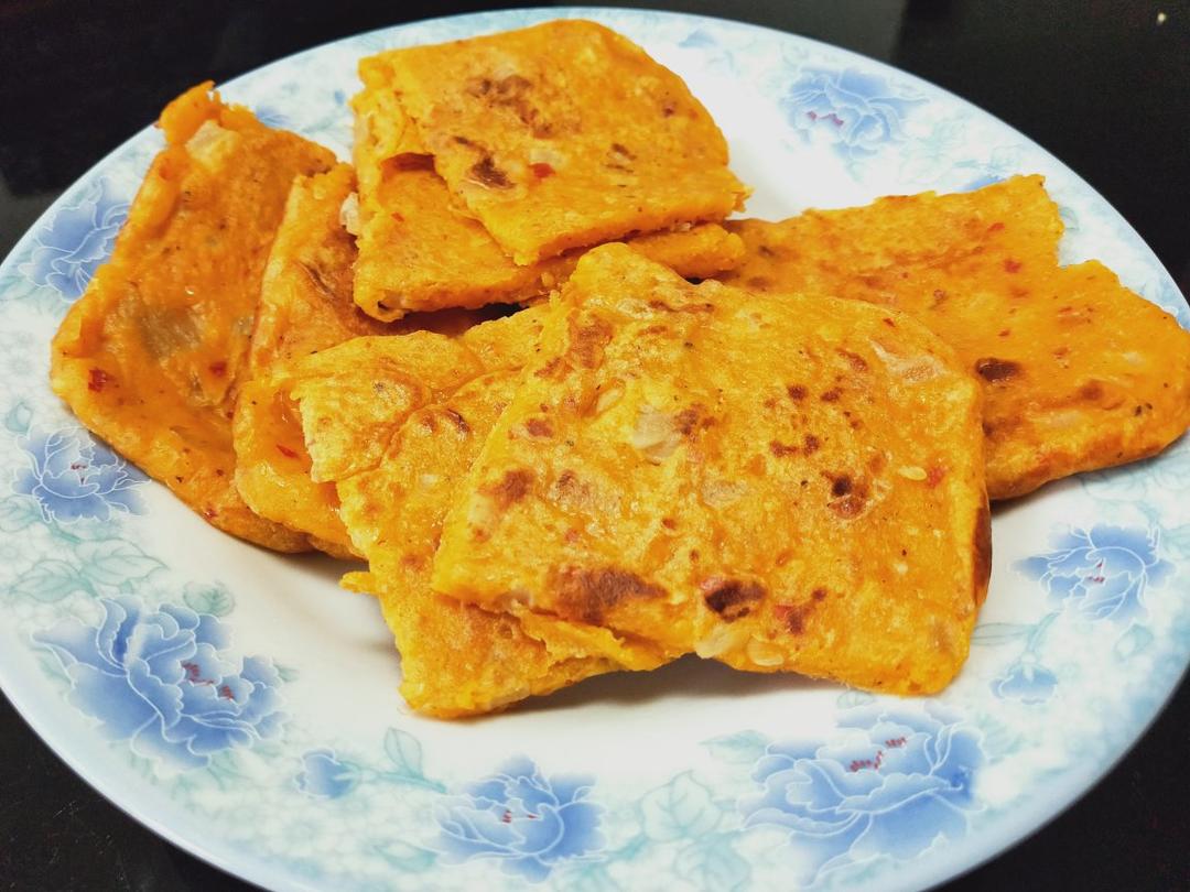 🇰🇷三种材料5分钟快手韩国泡菜饼