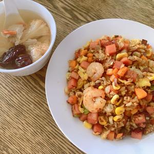 虾仁🍤火腿炒饭的做法 步骤9