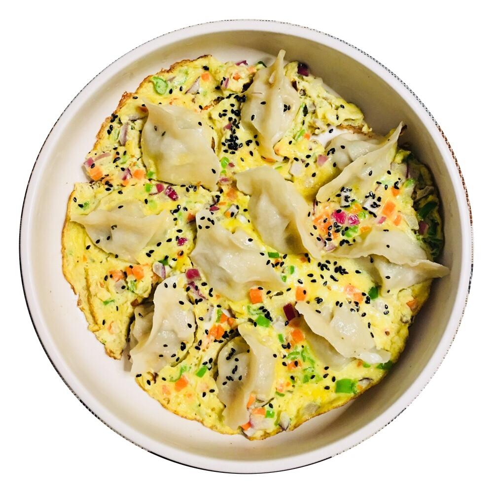 饺子煎蛋