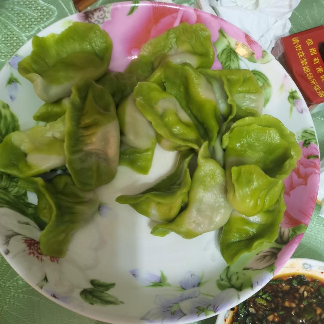 翡翠白菜饺