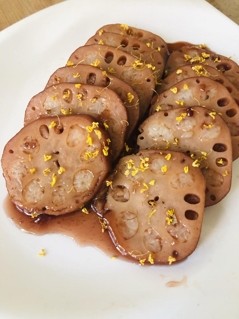 s9ing做的桂花糯米藕年菜必备