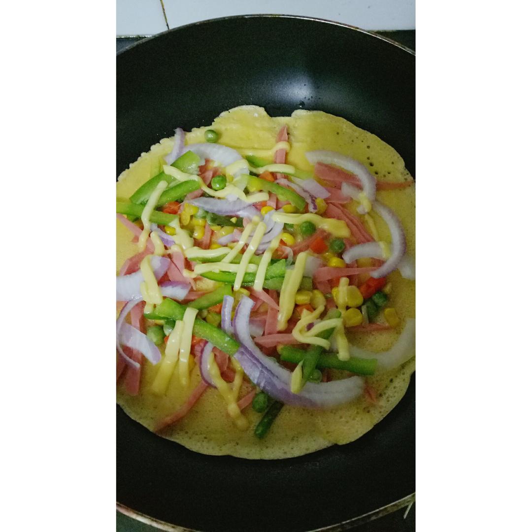 披萨蛋（快速早餐）