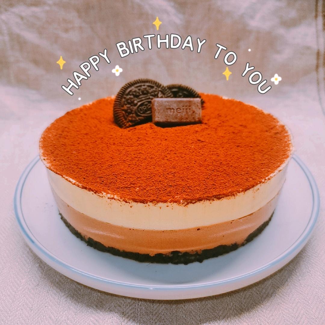 黑白巧克力慕斯蛋糕