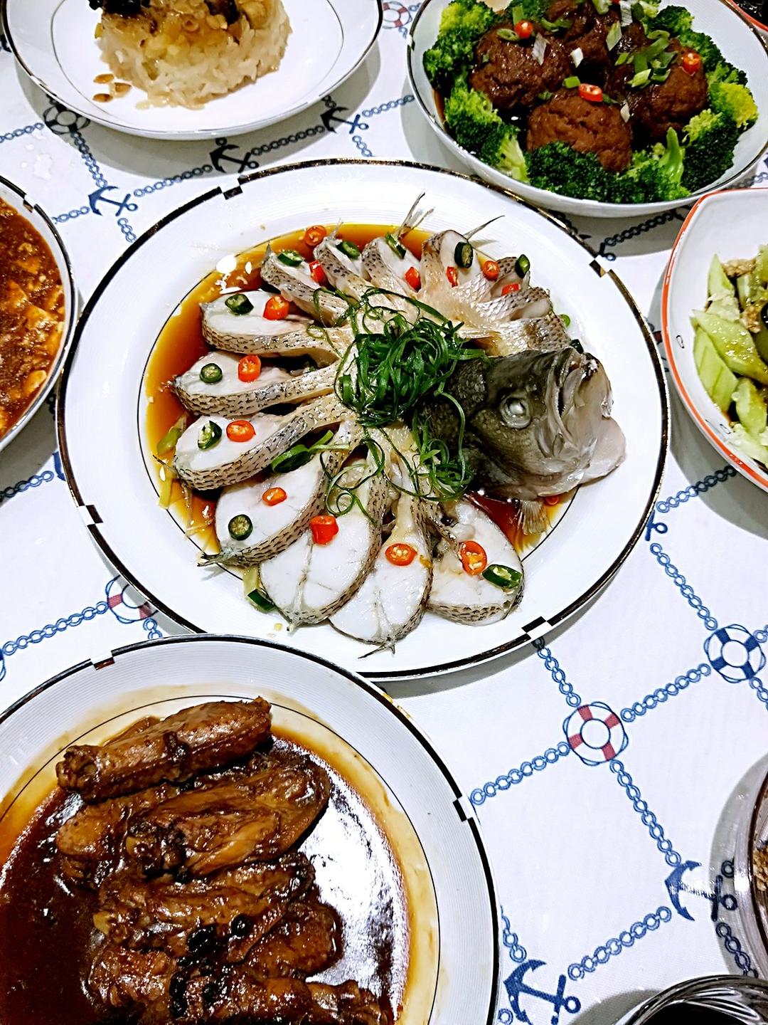 年夜饭的颜值担当<孔雀开屏鱼>