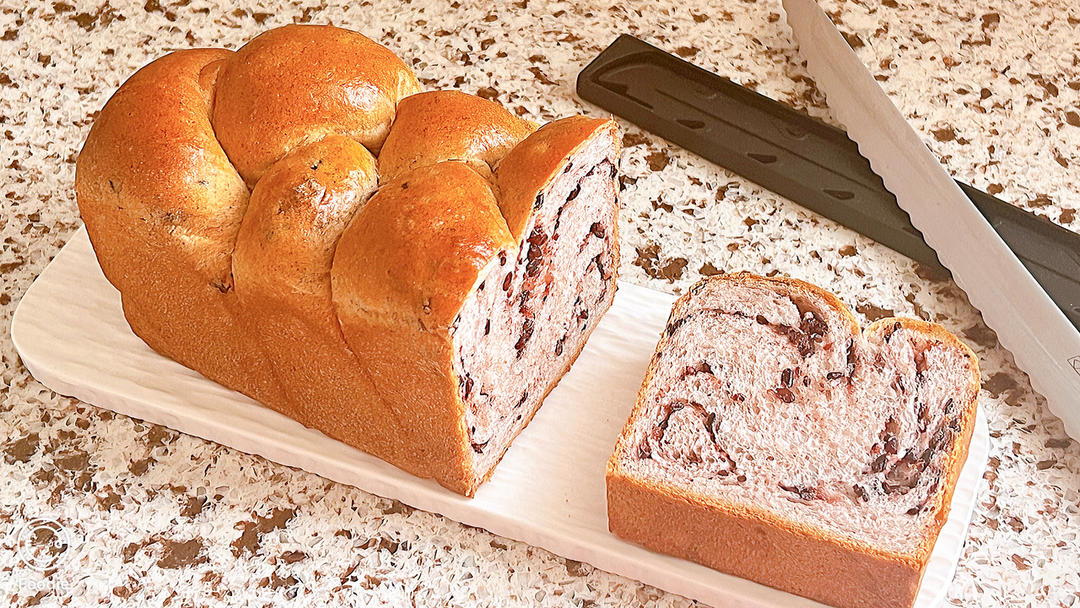 养生紫米吐司（中种法）