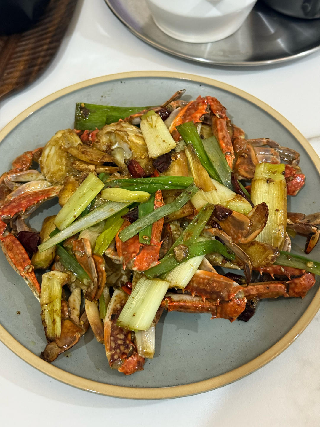 葱姜炒梭子蟹（very easy）