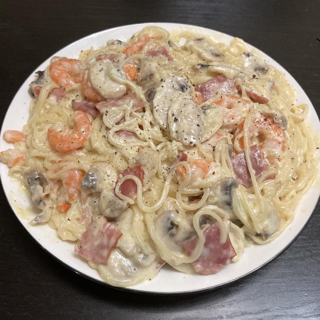 超快手的奶油培根意面🍝（消耗奶油系列）