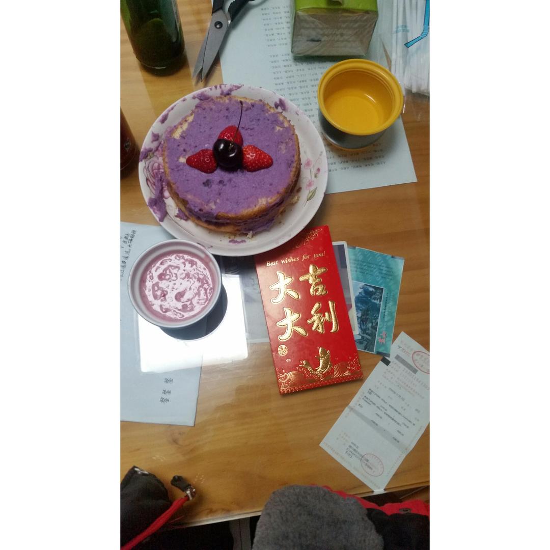 健康无负担紫薯口味豆腐奶油抹酱