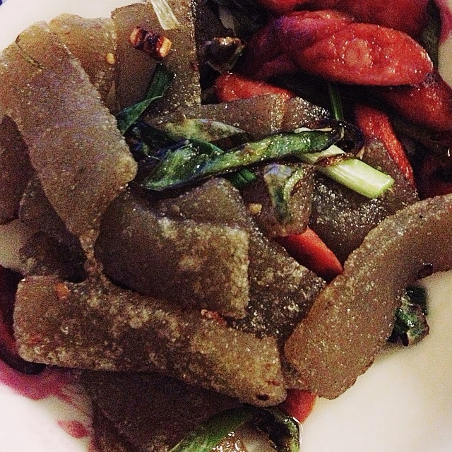 s1roro做的苕粉炒腊肉