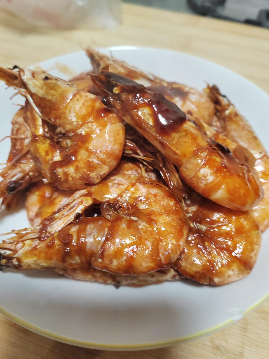 家庭版油焖大虾