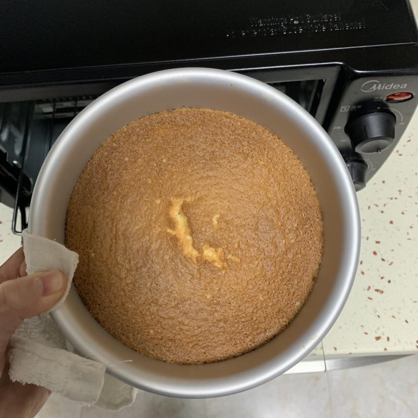 六寸戚风蛋糕胚
