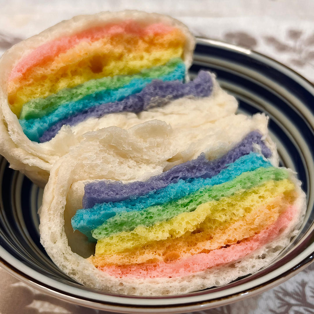 🌈彩虹馒头～拨开乌云见彩虹