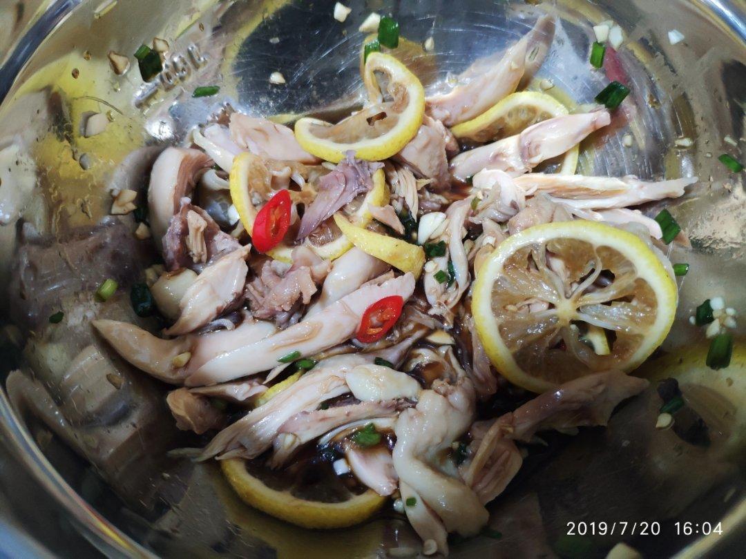青柠拌鸡丝