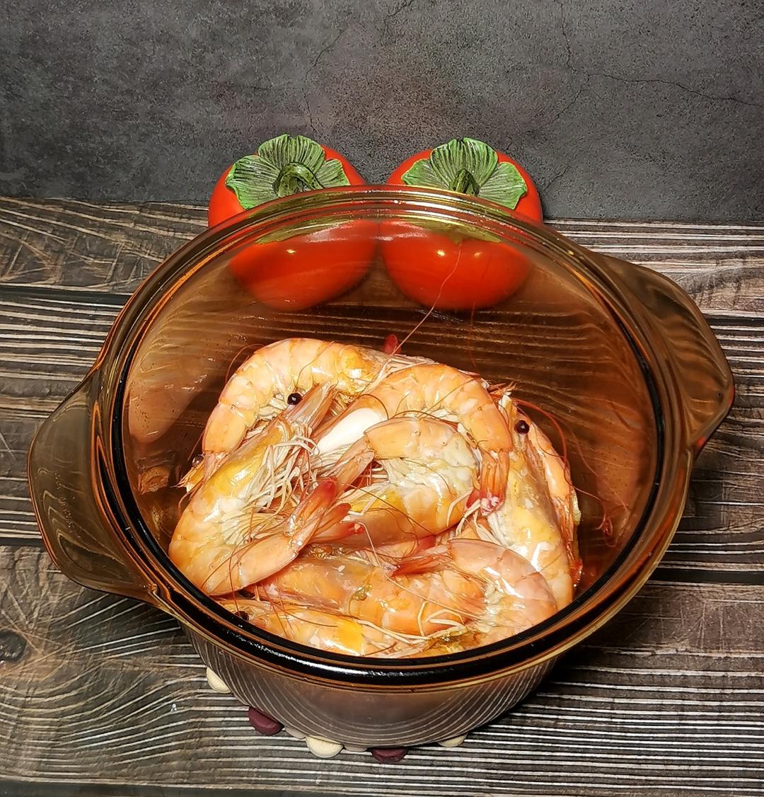 懒人菜——砂锅焗虾