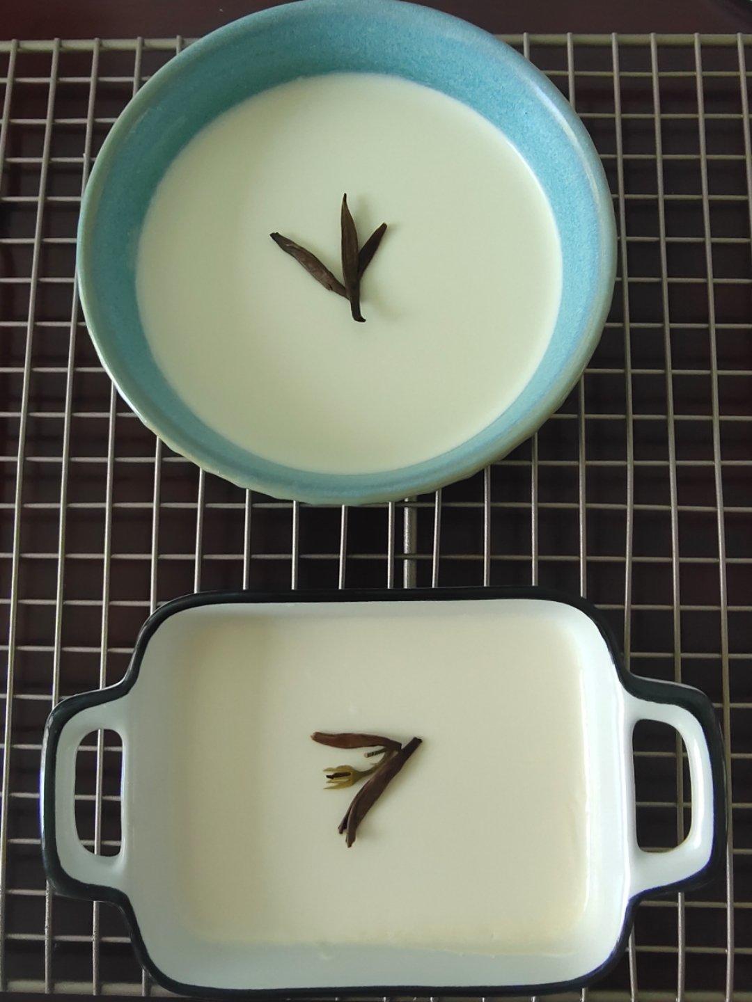 忘不了餐厅的龙井奶冻