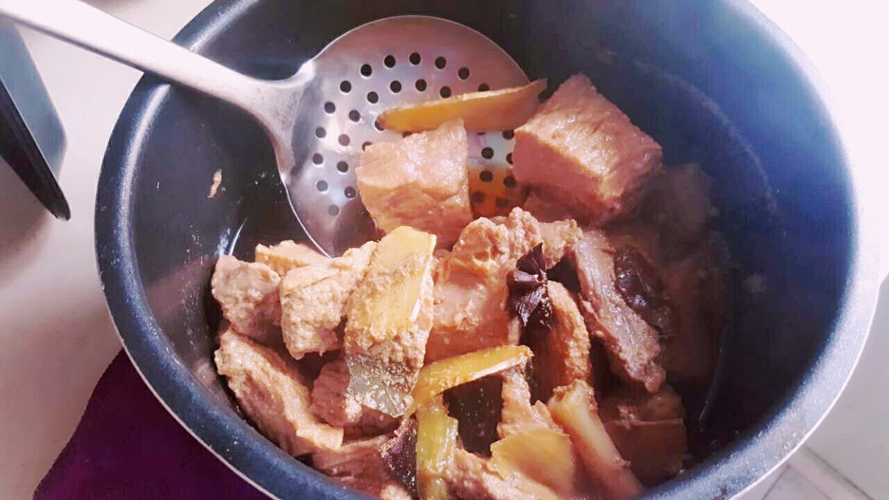 猪肉松（炒锅、打蛋器版）的做法 步骤4