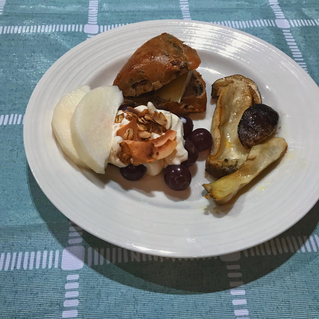 梅干菜松脆培根全麦司康【健康主食】