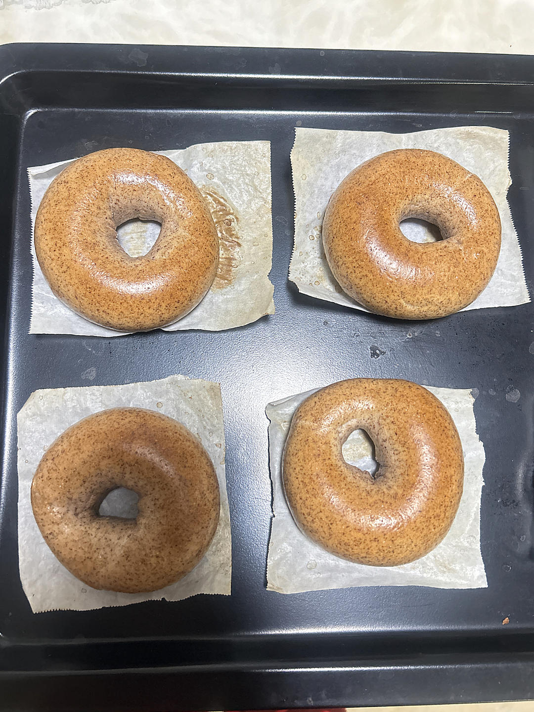 全麦贝果，低糖无油