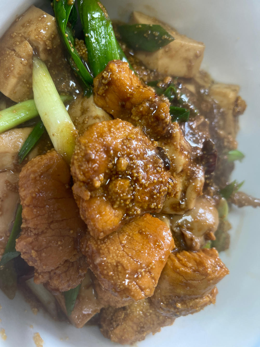 干锅鱼籽烧豆腐